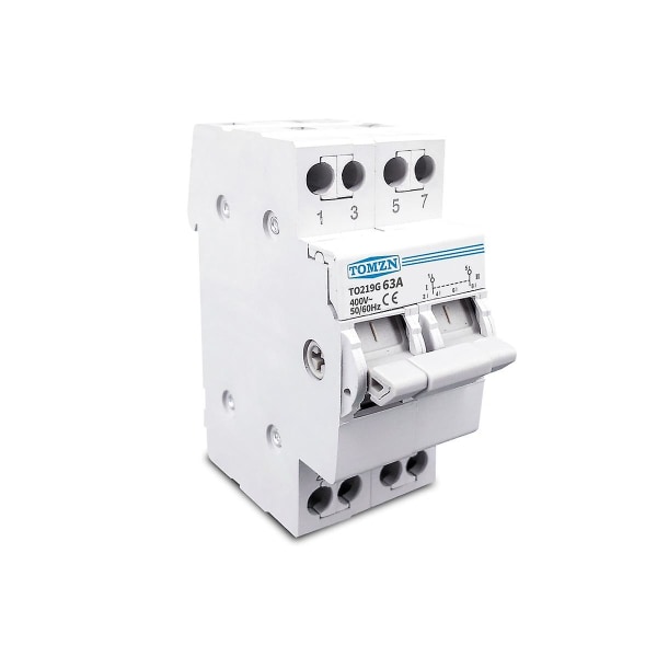 To219g 2p 63a Dobbel Manuell Overføring Isolerende Bryter Interlock Kretsbryter