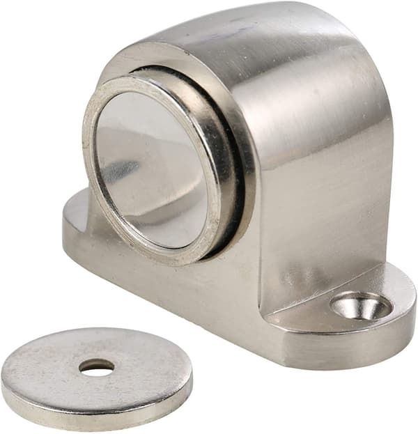 Dørstopper Dørkarm Legering Magnetisk Dørstopper Legering Gulv Sug Brakett (2 Stykker)