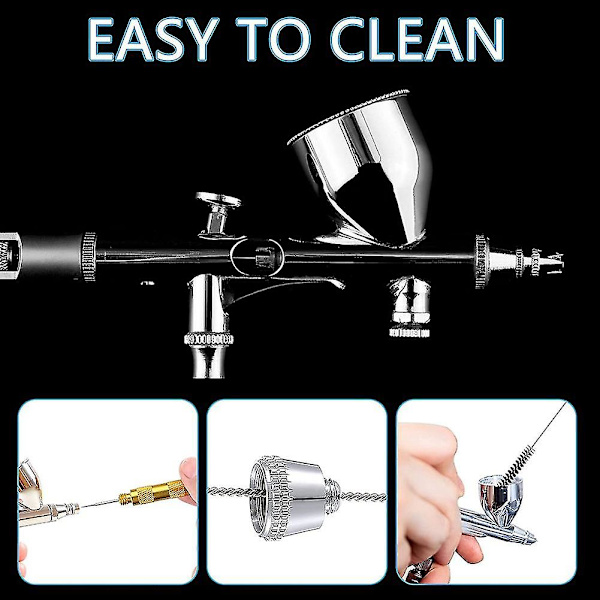 21stk Airbrush Dyse Kappe Kit Airbrush Nåle Udskiftningsdele Airbrush Nåle Airbrush Rengøring