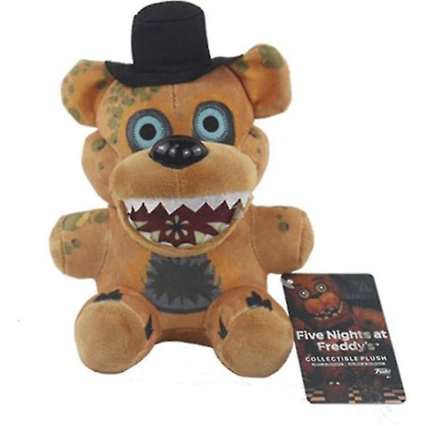 Fnaf samlarobjekt Five Nights At Freddy's Merch Foxy The Pirate Bonnie Chica Golden Bear Freddy Cupcake 33 stilar Fnaf barn gåva 20 cm Angry