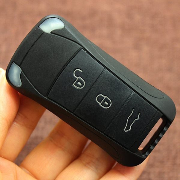 Reservedel Nøkkelskall for Porsche Cayenne Fjernkontrollnøkkel 3-knapper {DB}
