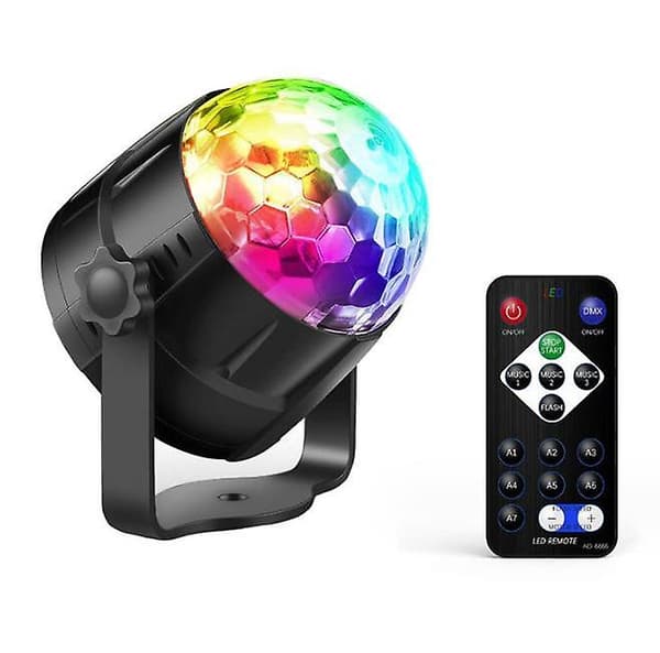 Lydaktiverede Festlys, Rgb Diskokuglelys [DB]