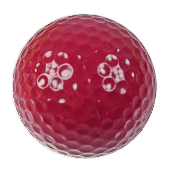 9 stk. golfbolde, dobbeltlags, bærbare, holdbare træningsbolde til golftræning