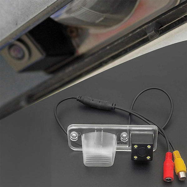 4LED bakkamera til T4 Transporter Business 1990-2003 Backup parkeringshjælpskamera db White  Black
