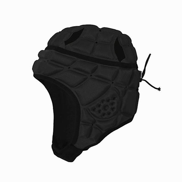 Barnas Sports Rugby Myk Hjelm Fotball Keeper Justerbar Hodebeskyttelse Caps Fotball Hodebeskyttelse db Black S