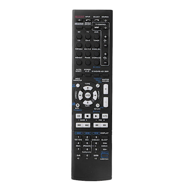 Fjärrkontroll Ersättning För Pioneer AV-mottagare Media Player Tillbehör {db} Black