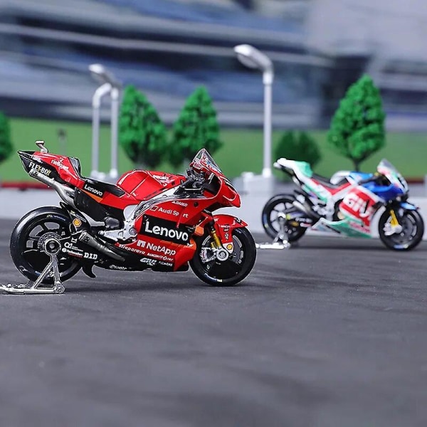 Maisto 1:18 Nytt 2021 Ducati Lenovo Team #43 #63 Die Moto Gp Racing Casting Alloy Motorcykel Model Collection Gift Toy Db 20 Fabio Quartararo