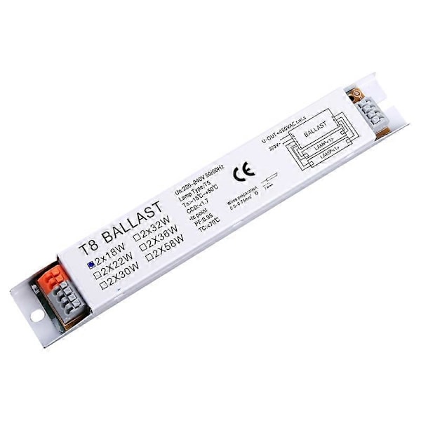 Hög Ballastfaktor Ballast 2x18/30/58W Elektronisk Fluorescerande Lamp Ballast [DB] 18W