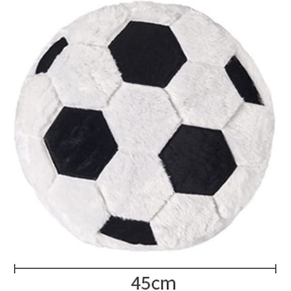 17,7 tommers VM-fotball plysj pute myk og fluffy fløyel fylt pyntepute [DB]