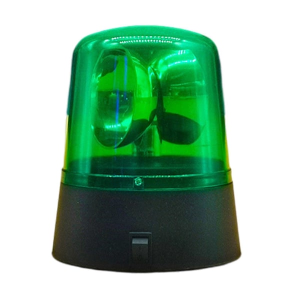 3-tums Nattklubb Scen Effekt Stroboskoplampa Batteridriven 360 Graders Roterande [DB] Green 1PC