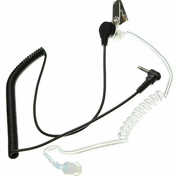 3,5 mm Lytte-bare akustisk rør øretelefon hodesett for Motorola høyttalermikrofon {Db}