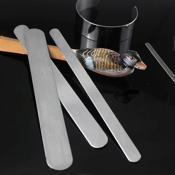 DIY sølvarmbånd formingsform for armbåndproduksjon 8 stk rustfritt stål [DB]