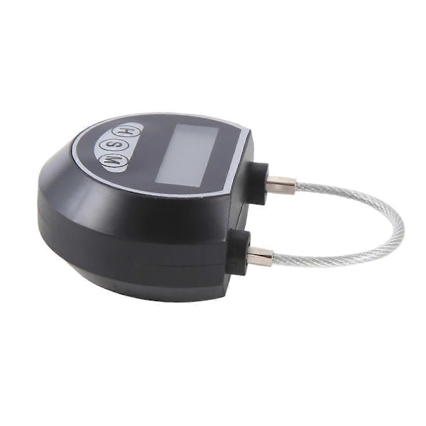 Elektroninen ajastinlukko, monitoiminen ajastinlukko leluille [DB] Black