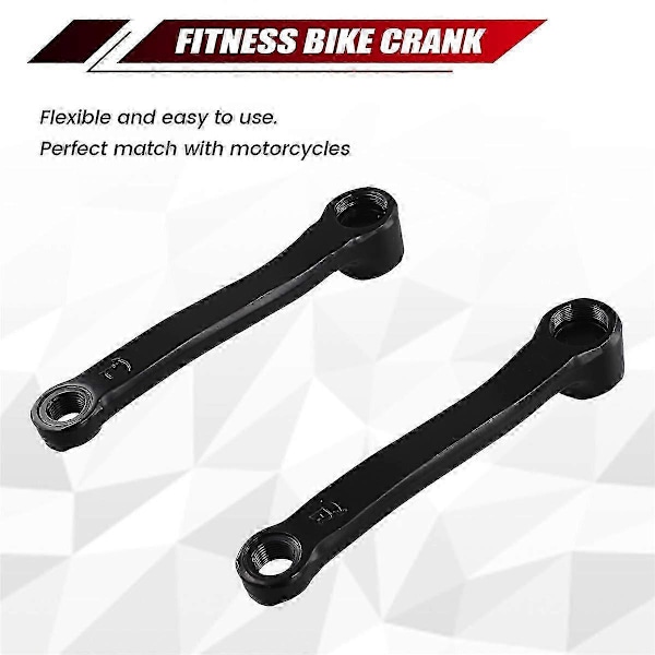 152mm Träningscykel Vevarm Vänster och Höger Gym Fitnesscykel Tillbehör Inomhus Cykeldelar [DB]