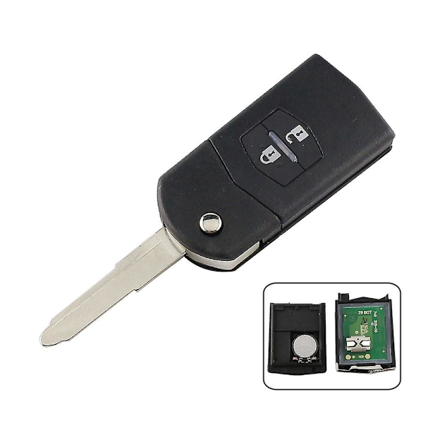 Fjärrkontroll Nyckel till Mazda 2 3 5 6 8 M2 M3 M5 M6 CX-7 CX-9 MX-5 BGBX1T478SKE125-01 KPU41788 SKE126-01 313.8/315/433Mhz4D63 {Db} 2 Button 315Mhz