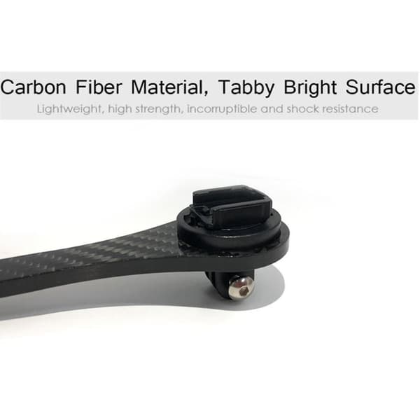 Integreret kulfiber-styrholder til cykelcomputer til Virb eller GoPro -b[DB]