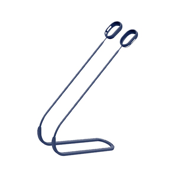 Antikk-tapestropp for Bosequiet Comfort-ørepropper Hengehalsbånd Hodetelefonledning [DB] Blue