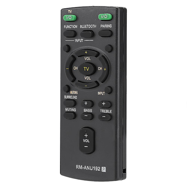 Fjernkontroll Rm-anu192 for Sony Sound Bar Sact60bt Htct60bt Sswct60 [DB]