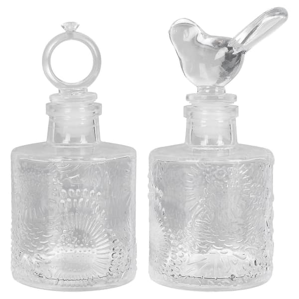 Parfumeflaske 2 stk. Retro krystaldesignflasker til dekoration[DB]