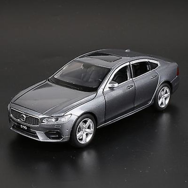 Volvo Bilmodel I S90 Legering, Diecasts Og Legetøjsbiler, Metal Lyd Lys Kollektion, Børns Gave, 1:32 Db Gray