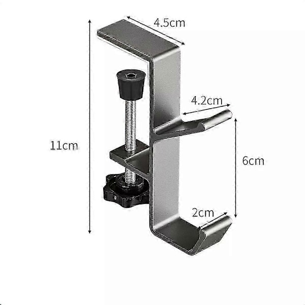 Girland- och Strumpfästen för Spiselkrans, 2 i 1 Kraftiga Spiselkranshängare Db gray 1pc