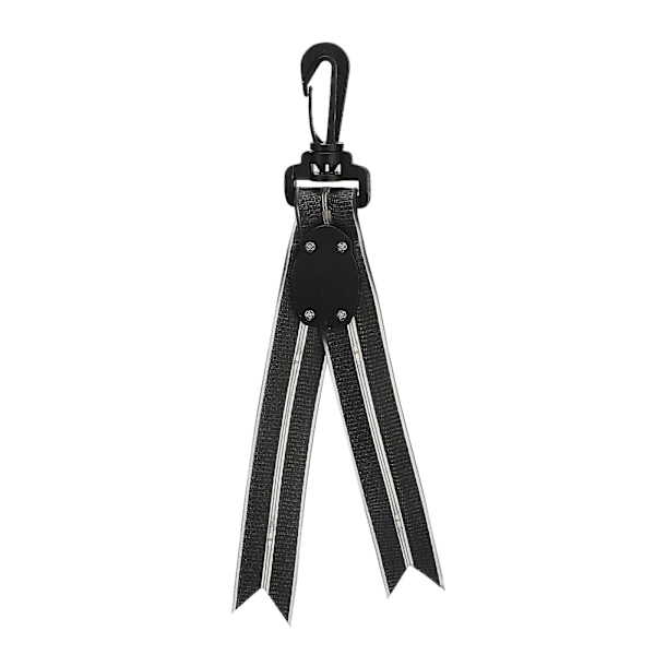 LED Blinkende Lys Med Farverigt Lys, USB Genopladelige Reflektorer Skoletaske Sikkerhedslygter [DB] Black