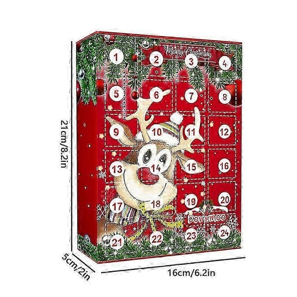Julkalender 24 dagar nedräkning leksak överraskningstillbehör för,z[DB]