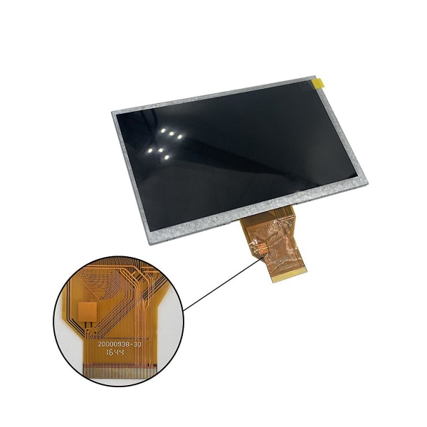 7 tommers Tft LCD-skjerm Universell skjerm 50 Pins Hd 800x480 Reparasjonserstatningsskjerm for bilkjøretøy Bytt skjerm