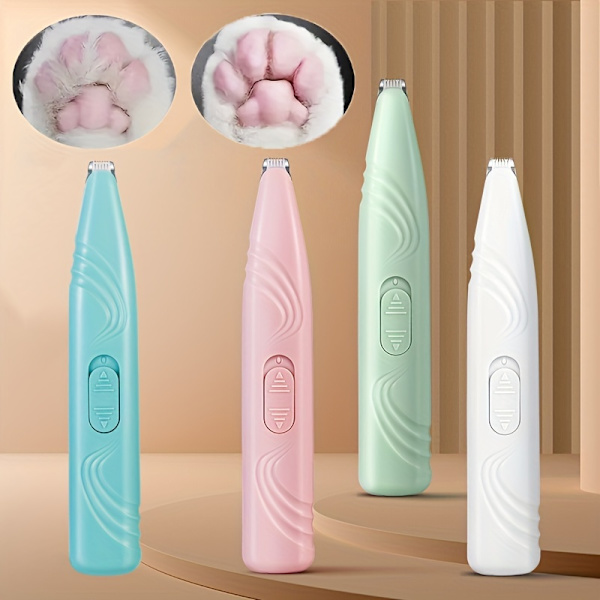 1 stk Hundefrisør, Elektrisk Hundefrisør Med Bred Blad, Egnet For Katter Og Hunder, For Å Barbere Fot Hår (Uten Batteri) [DB] Pink