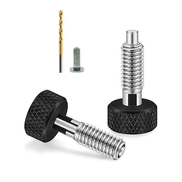 1 kpl/1 sarja Packout-kahvan pikakiinnitystapit ruosteenkestävät korroosionkestävät sisäänvedettävät jousimäntäiset pikakiinnityslukitustapit [Db] Black 4pcs