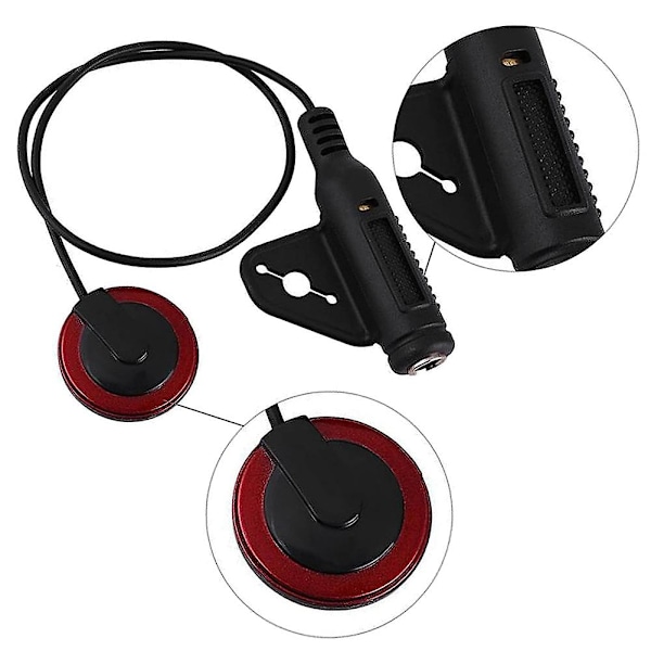 2 stk. Kontaktmikrofon Pickup Eq Smd Instrument Pickup Guitar Violin Banjo Ukulele Tilbehør-b [db] BlackRed