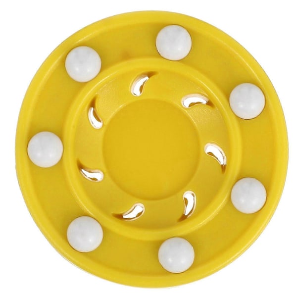 Ulkojääkiekkokiekko Katukiekot Harjoitus Inline-jääkiekkokiekko Yleiskäyttöinen rullakiekko Katukiekko Harjoitusjääkiekkokiekot [DB] Yellow 7.5X7.5X3CM
