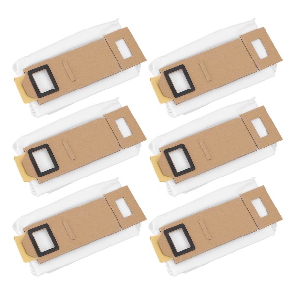 20246st dammpåse dammsugare ersättningsdelar för Xiaomi Roborock T7S Plus EU-version [DB]