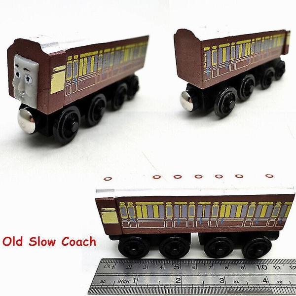 Thomas och vännerna Tåg Tank Engine Trä Järnväg Magnet Samla Present Leksaksköp 1 Få 1 Gratis Db Old Slow Coach