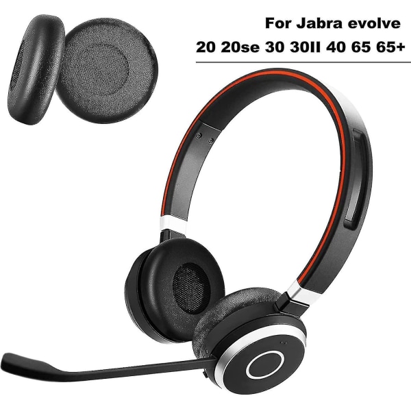 Evolve 65 skum öronkuddar öronkuddar för Evolve 65, ersättnings öronkuddar för Jabra Evolve 20 20se 30 30ii 40 65 65+ {DB