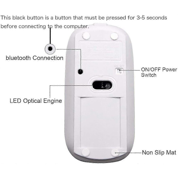 Langaton Bluetooth-hiiri [DB] Gold
