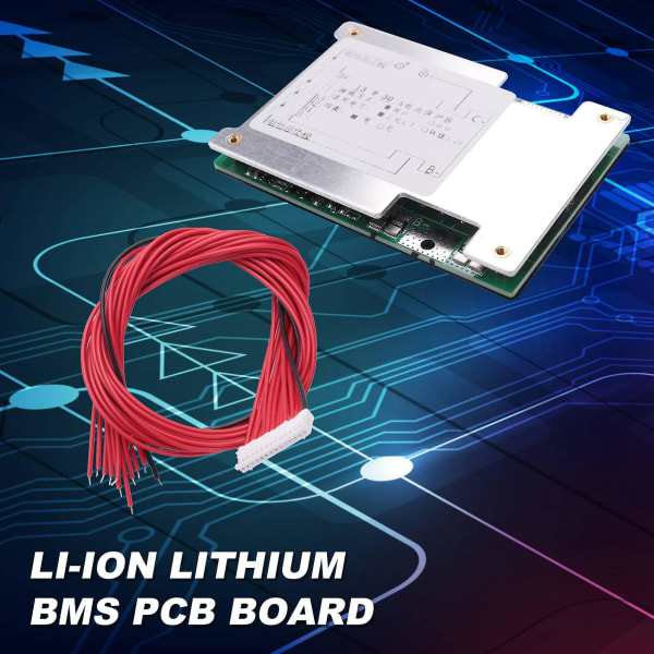 13s 48v 30a - Lipolymerbatteriskyddskort Bms Pcb-kort med balansvärmeavledning för E-bike Esc