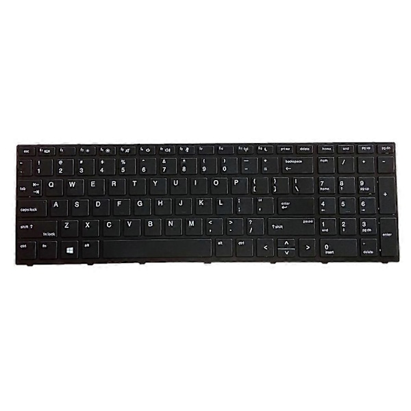 Laptop Tastatur bakgrunnsbelyst + Ramme For HP Probook 450 G5 455 G5 470 G5 Tastaturer [db] Basic