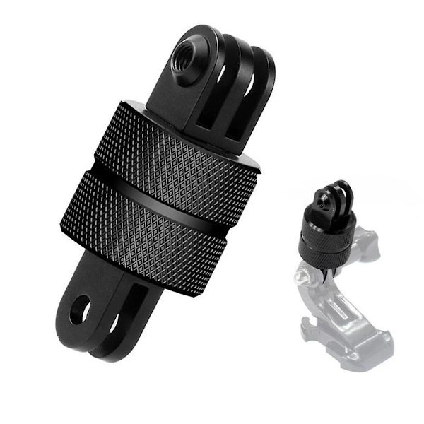 Til 12 tilbehør Metaladapter 1/4 tommer Aluminiumstativlegering Montering 360 roter A-type