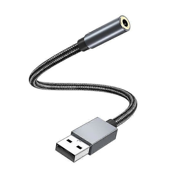 USB-A til 3,5 mm Jack Lydadapter [DB]
