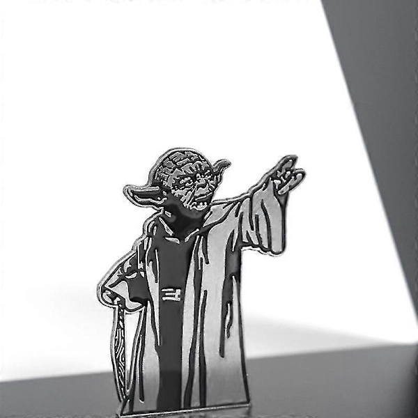 1 stk Star Wars Master Yoda Metal Bogreol Bogreols Bogstøtter Bogholdere db
