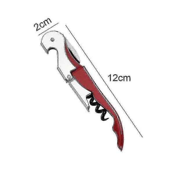 Søt iriserende flaskeåpner og foliekutter, barutstyr i rustfritt stål [DB] red