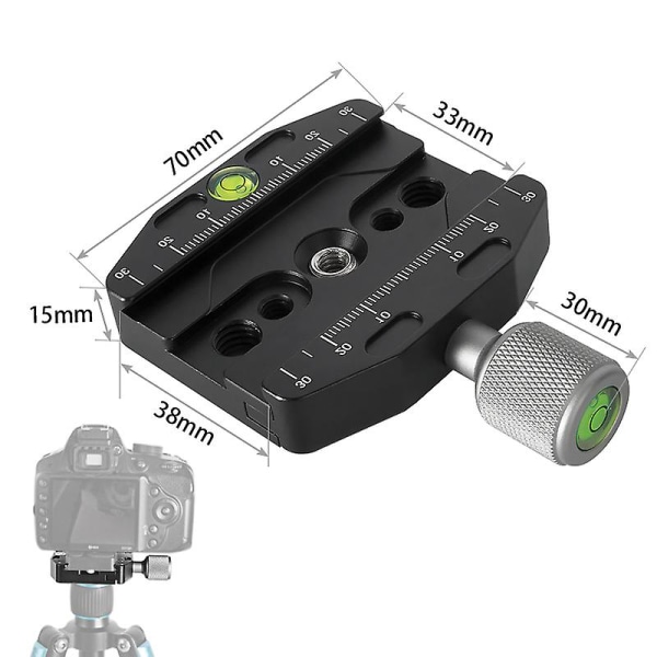 Qr-70n Klemme Hurtigutløserplate for Stativkulehode