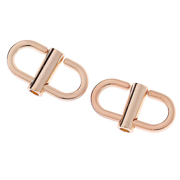 1 pari säädettävää metallilukkoa ketjuhihnan laukkuun olkahihnan lyhentämiseen {db} Gold 1pair x Metal buckle