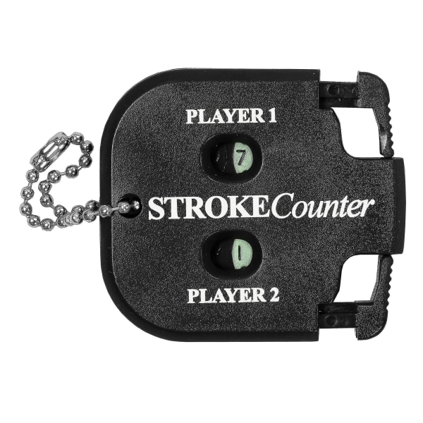 3 kpl Unisex Adult 2 Player Stroke Counter 2 Player Stroke Counter - Musta, Yksi koko