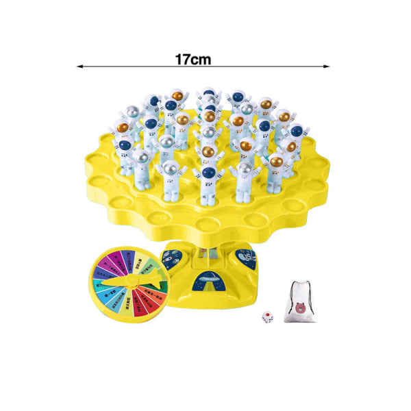 Haloppe 1 sett interaktiv astronaut balanse spill moro tidlig utdanning skrivebord glatt rom puslespill leketøy Db Blue