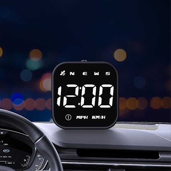 Gps-hastighetsmätare Utöka Digital Display Fordon Odometer Trippmätar Kurs Överhastighetslarm [db]