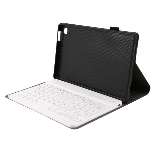 Pu Case+tastatur til Tab A7 Lite 8,7 tommer T220/t225 Tablet Flip Case Tabletstativ med trådløst tastatur (a)