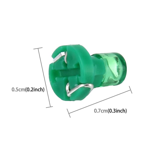 10 stk. 2W T3 Kile Instrumentpanel LED Lys {DB} Green Light