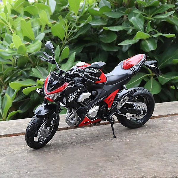 1:12 Kawasaki Z900 Legering Gjutmodell Motorcykel Modell Leksak Fordon Samling Autobike Shork-absorber Off Road Autocykel Leksaker Bil db Black
